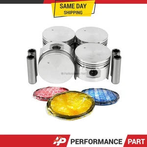 Pistons w/ Rings for 82-83 Honda 1.5L L4 SOHC 8v - Bild 1 von 3