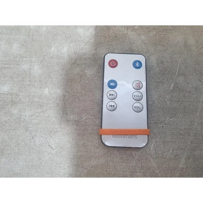 Goodmans 328823 Remote Control Silver & Black Wireless for BT LED Tower Speaker - Image 1 of 4