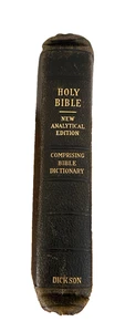 Holy Bible New Analytical Edition 1941 Indexed Comprising Dictionary Dickson Vintage - Bild 1 von 13