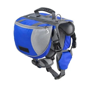 Adjustable Service Dog Supply Backpack Saddle Bag for Camping Hiking Training... - Picture 1 of 2