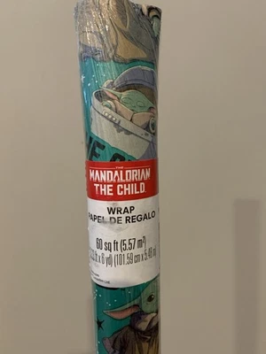 Star Wars, Mandalorian, papel de envolver, The Child, Baby Yoda, 1 rollo, 75 m² ft. Foto 1 de 2
