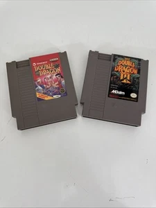 Double Dragon 1 And 3 Trilogy Lot Nintendo NES Authentic -missing 2 - Picture 1 of 2