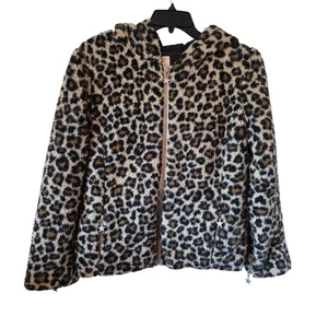 Chaser Damen Teddyjacke Leopardenmuster Gepardmuster Übergröße 1X Animalprint  - Bild 1 von 4
