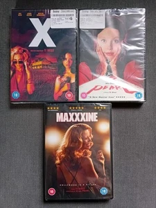 X Pearl Maxxxine Trilogy DVD TI West Mia Goth 2024 - Imagen 1 de 2