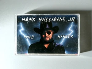 Hank Williams Jr. Wild Streak Cassette 1988 Warner Bros - Picture 1 of 2