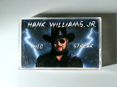 Hank Williams Jr. Wild Streak Cassette 1988 Warner Bros - Image 1 of 2