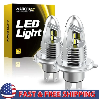 AUXITO H4 9003 Super 20000LM White LED Headlight Bulb High Low Beam Combo 2 2/4X - Image 1 of 4