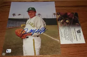 Jim Catfish Hunter Oakland A's Hall of Famer HOF Autograph 8x10 GAI COA *JB2 - Picture 1 of 1