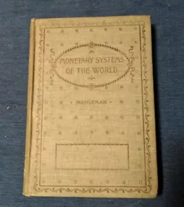 1897 Monetary Systems of the World by Maurice Muhleman FREE SHIPPING - Picture 1 of 5