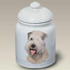 Wheaten Terrier Ceramic Treat Jar LP 45056