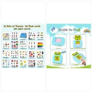 Talking Flash Cards for Toddlers 2-4 Years: 384 Sight Words Speech Therapy Toys - Picture 1 of 7