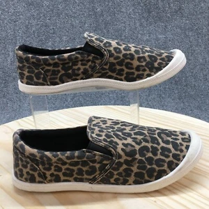 Mad Love Shoes Womens 11 W Kassandra Slip On Sneakers Brown Comfort Leopard - Picture 1 of 17