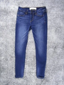 Abercrombie & Fitch Jeans Damen 0s 25 Blau Jeggings Blue Denim Legging Freizeit - Bild 1 von 10