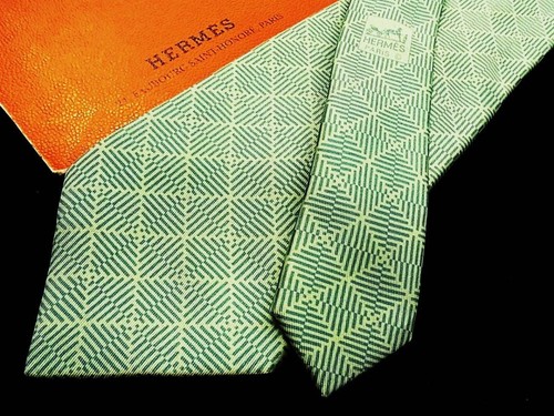 HERMÈS Cravatta uomo HERMES Francia vera seta cravatta abito classico lusso multicolore T357