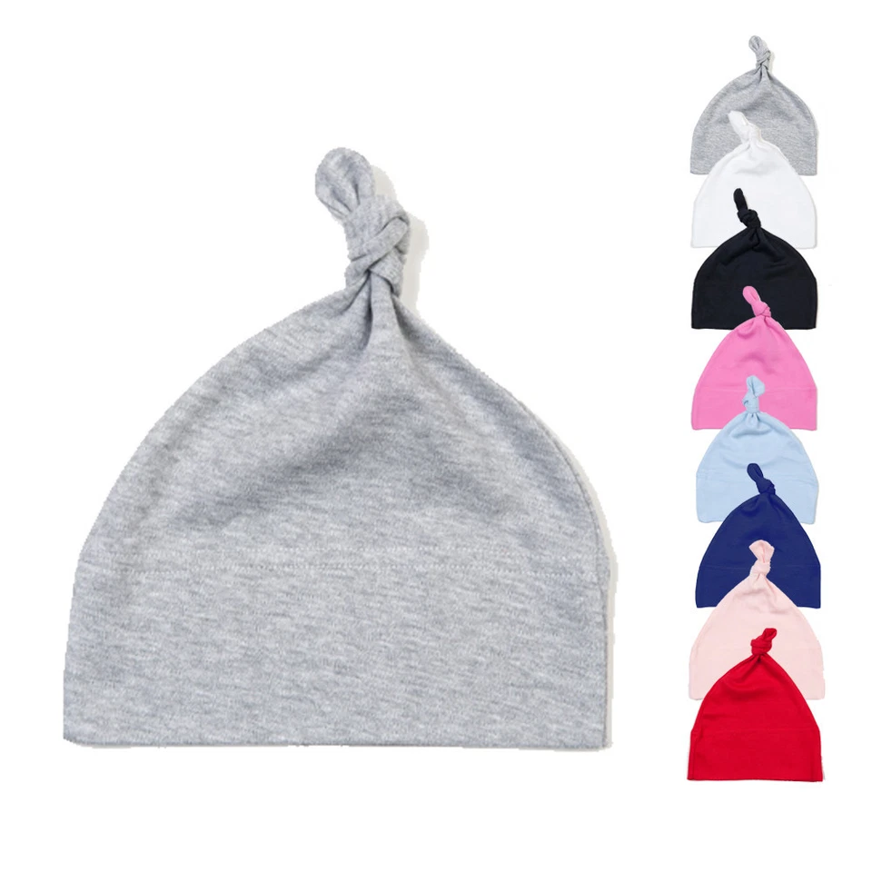 Babybugz Baby One Knot Hat Mütze Knoten Baumwolle Interlock weites Bündchen Neu