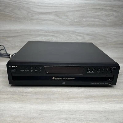 Sony CDP-CE375 5-Disc CD Carousel Changer Player - Image 1 of 4