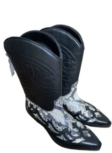 BOTAS VAQUERAS MANGO CUERO NEGRO - TALLA: 41 - Imagen 1 de 4