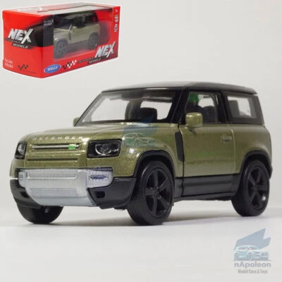 1:43 Land Rover Defender 2020 Model Car Diecast Toy Vehicle Collection Green - Image 1 of 4