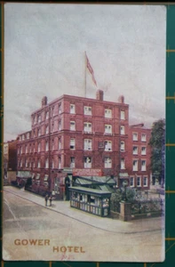 OLD POSTCARD LONDON EUSTON SQUARE GOWER HOTEL - Foto 1 di 2