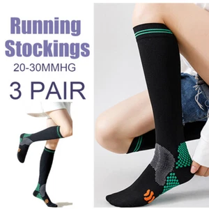 Sports Compression Socks Women's Stockings Fitness Jump High Pressure Socks US - Picture 1 of 18