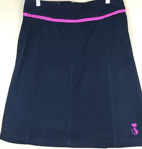 Gatito Francés Negro Línea A con Encaje y Bordado Rosa Caliente Au Revoir Talla S - Imagen 1 de 7