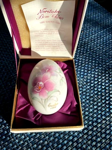 Noritake Easter Egg 1986 Sixteenth Edition New in Box with card - Picture 1 of 3