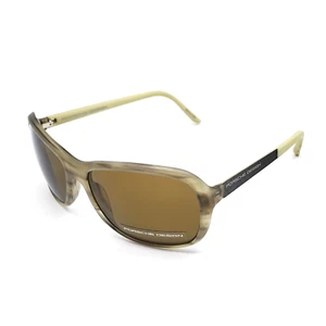 Porsche Design Sunglasses - P8558 - Unisex - Solid Color Brown Lens - Picture 1 of 10