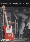 1994 Peavy Reactor Electric Guitar Print-Ad/  GREAT PHOTO