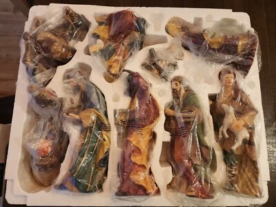 Belén Grandeur Noel Edición Coleccionista 9 Piezas Porcelana Grande 1999 Foto 1 de 3