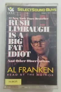 Rush Limbaugh Is A Big Fat Idiot and Other Observations Cassette Tape - Picture 1 of 3