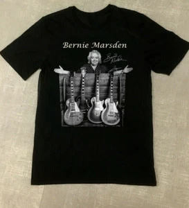 Whitesnake Guitarist Bernie Marsden Signature Unisex T-Shirt Full Size AL796 - Picture 1 of 3