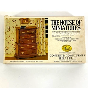 The House of Miniatures Chippendale Chest on Chest Circa 1750-1790 No. 40009 - Picture 1 of 13