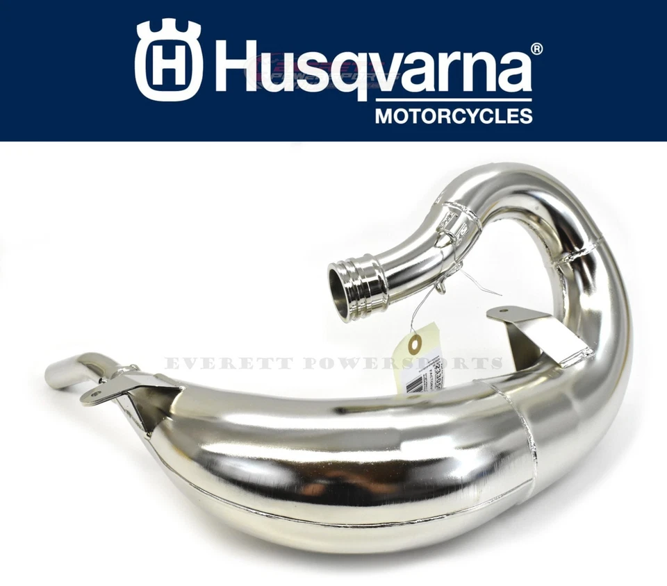 Factory Exhaust Expansion Chamber TC65 17-23 Husqvarna KTM Gas Gas Pipe #Z281 - Image 1 of 4