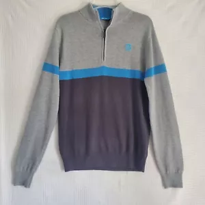 AT&T Store Maglione Uomo Employee Grigio Maglia 1/4 Zip Small - Foto 1 di 8