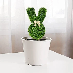 Rabbit Shaped Inserts Green Rabbit Shaped Potted Easter Bunny Suitable For - Picture 1 of 8