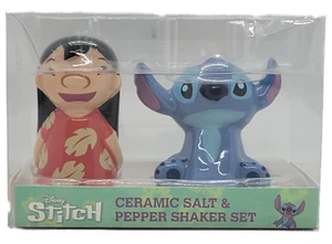 Disney Stitch Lilo and Stitch Ceramic Salt & Pepper Shaker Set - Picture 1 of 5