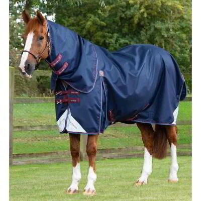 Premier Equine Akoni 0g Turnout Rug With Classic Neck Cover Navy - Image 1 of 4