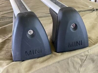 Portaequipajes de techo barras transversales para kayak con bloqueo para MINI Cooper Foto 1 de 2