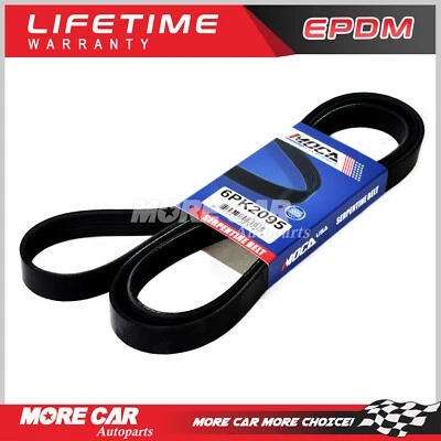 EPDM Serpentine Belt for 89-08 Cadillac Dodge Grand Caravan Charger Ford Mazda - Изображение 1 из 4