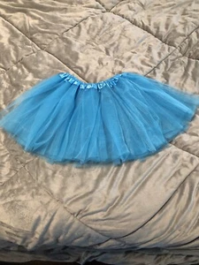 Blue Tutu Costume Skirt No Size Halloween Dance Girls Women’s EUC - Picture 1 of 3