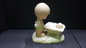 Precious Moments Figur COME LET US ADORE HIM Original 21 No Mark E-2011 1978 - Bild 1 von 6