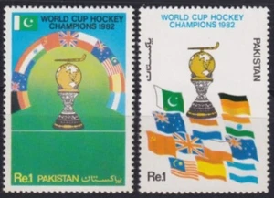 F-EX53612 PAKISTAN MNH 1982 WORLD CHAMPIONSHIP CUP HOCKEY. - Picture 1 of 1