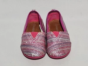 Koala Kids Pink And Purple Glitter Size 5 Girls Toddler Slip-ons - Picture 1 of 5