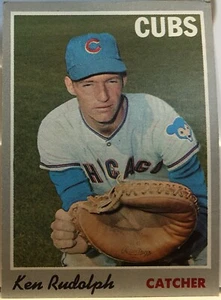 1970 Topps Baseball Card #46 Ken Rudolph Chicago Cubs - Picture 1 of 2
