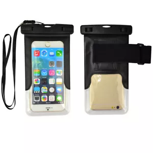 Waterproof Underwater Swim Pouch Dry Bag Armband Case Cover For iPhone 16 Plus - Picture 1 of 11