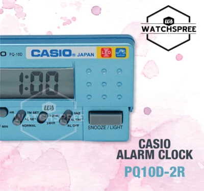 Casio Alarm Clock PQ10D-2R - Image 1 of 4