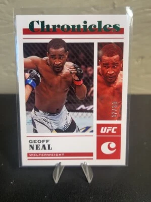 2023 Panini Chronicles UFC Green /99 Geoff Neal #22 - Image 1 of 3