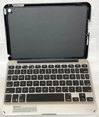 Capa teclado destacável ZAGG IM4ZF2-BB0 Slimbook folio para iPad mini 4 - Preta - Imagem 1 de 3