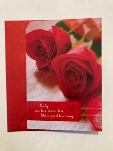 Happy Valentine's Day To My Love Hallmark Greeting Card  Roses 🌹/ Envelope 5x7” - Picture 1 of 4