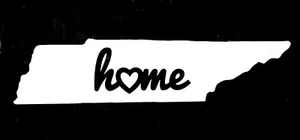 Estado de Tennessee Home & Heart Vinyl Decal Car Window Vehicle Sticker 75345 - Imagen 1 de 2